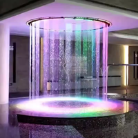 Software de Programación para Exteriores, Control de Agua y Lluvia, Cortina de Agua Digital Gráfica Personalizada, Cascada, Fuente de Acero Inoxidable 304