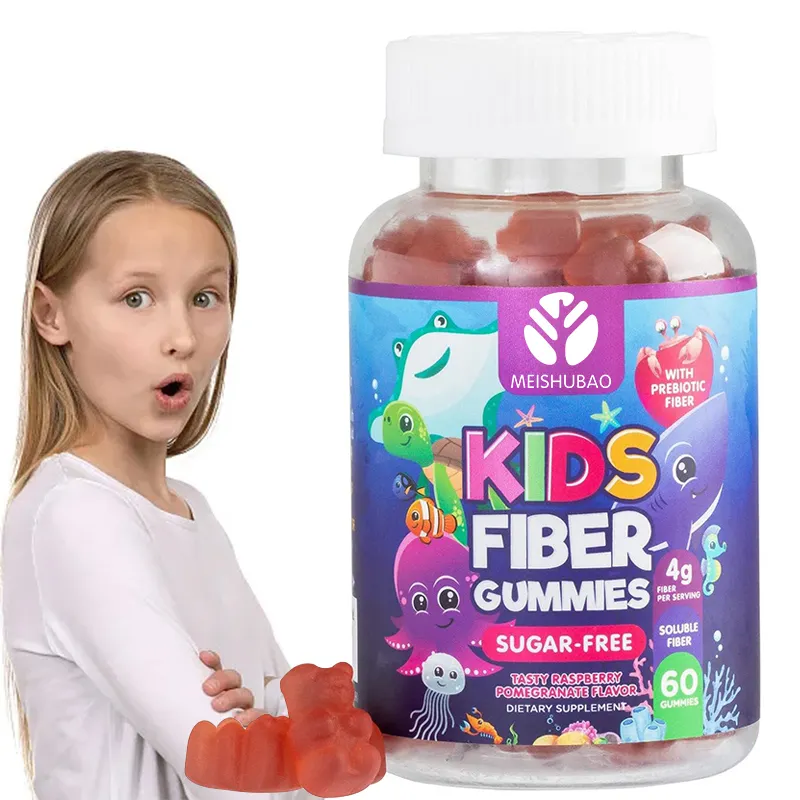 Günstigere hochwertige Vitamin Ballaststoffe Ergänzung Haut gesundheit Faser Gummis Faser Kinder Gummibärchen für Kinder