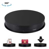 PULUZ Plateau tournant électrique USB 30 cm, charge utile 10-20 kg, pour support de photographie, accessoires de tournage vidéo