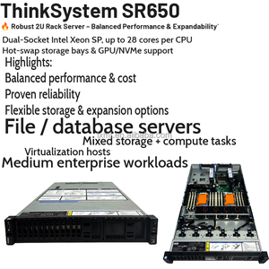 Servidor en Rack Len-ovo SR650 Dual 2U en Oferta, Xeon Silver 4210R 2.4GHz, 64GB de Memoria, Fuente de Alimentación de 750W, Aplicaciones de Base de Datos, en Stock - Product Image 5
