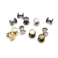 Boutons-pression décoratifs de haute qualité pour la confection de sacs, chaussures, sacs à main et jeans, en argent, noir et or, pour la décoration de vêtements en cuir.