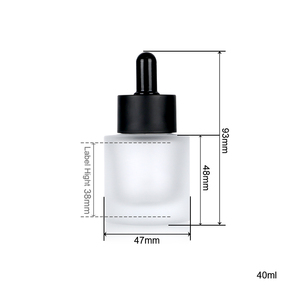 40ml 60ml 130ml 50g Luxury Cylinder Skincare Serum Oil <b>Dropper</b> Glass Cosmetics Skincare Essential Oil <b>Bottle</b> - Product Image 4