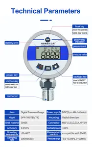 220V Automatische Luchtcompressor Drukschakelaar DPR-S80 0-1Mpa Ac 220V G1/4 Pomp Digitale Drukregelaar