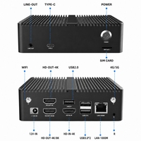 Lecteur d'affichage numérique Rockchip RK3588 8K double écran 2x HD 1x HD 6 TOPS NPU Android 12 Wi-Fi 6/BT 5.0 Gigabit Ethernet M.2 SSD