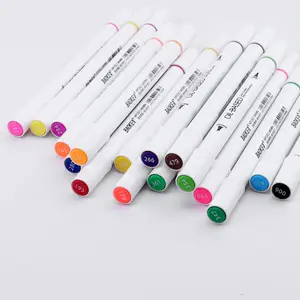 Hot Selling New Kinds Of Office School Stationery Promotional New Gifts Watercolor Art Multiple 18 Colour Paint Marker Pen Set