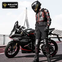 Ensemble d'équipement de protection SULAITE pour la moto, veste de protection pour la conduite en rallye, protections pour les genoux, équipement de protection pour la conduite urbaine
