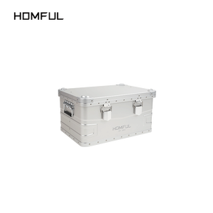 HOMUFL glamping outdoor camping multi-function portable aluminum alloy camping storage box