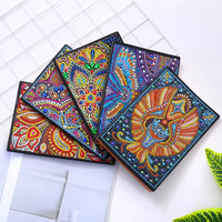 Cuaderno de Pintura de Diamantes 5D con Cubierta de Cuero Personalizada al por Mayor, Tamaño A5, Kits de Cuaderno de Notas Creativos Hechos a Mano