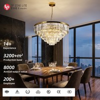 Lustre en cristal K9 de luxe au design moderne et artistique, luminaire suspendu créatif et décoratif pour la maison, la villa, la chambre à coucher, les mariages, le hall d'entrée
