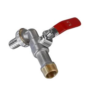 บอลวาล์วทองเหลืองปรับแต่งได้ตามต้องการสำหรับเครื่องซักผ้าดีไซน์ทันสมัยชุบนิกเกิลป้องกันการกัดกร่อน - Product Image 3