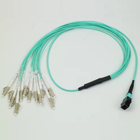 Bobine de fibre optique ABCCABLS MPO-12C pour scène, 100 m, étanche, blindée, hauteur 1,5 m, pour événements en direct, 5 V, garantie 1 an