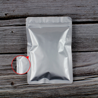 하이 퀄리티 100pcs 지퍼 가방 식품 등급 투명 알루미늄 호일 포장용 PET 플라스틱-우유 젤리 케이크 츄잉껌