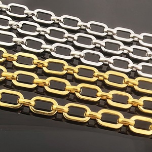 Aceworks SMC70-41 Cadena de Clips Anchos para Manualidades |   Cadena de Eslabones Ovalados de Acero Inoxidable con Baño de Oro PVD de 18K para la Fabricación de Joyería, Collares y Pulseras - Product Image 6