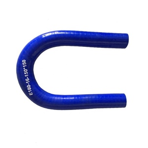 Mejor <span class=keywords><strong>flex</strong></span> anti-envejecimiento 180 grados 16mm silicona codo manguera del radiador - Product Image 5