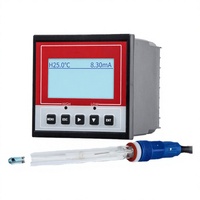 Contrôleur de pH numérique en ligne, capteur de pH EC, transmetteur, écran LCD, moniteur de qualité de l'eau industrielle