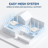 MTK7981BA AX3000 WiFi 6 4G/5G Ev Router'ı 3000Mbps Çift Bantlı Gigabit Kablosuz, 160MHz Bant Genişliği MU-MIMO OFDMA özellikli