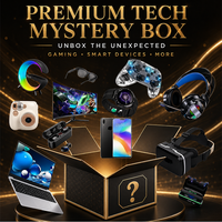 XTAURI Boîte Mystère Avancée Garantie 5 Pièces Électronique : Montre Connectée, Casque Audio, Console de Jeu