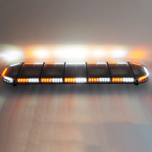 Mới Màu Trắng Hổ Phách Ánh Sáng Khẩn Cấp Thanh Nhấp Nháy Cày Đèn Điều Khiển Cho Xây Dựng Xe Tải Xe Ô Tô Bưu Chính Tuyết Cày - Product Image 3