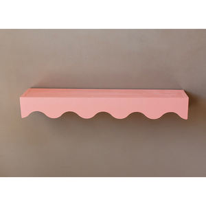 Montada Na Parede De Madeira Sólida Prateleira De Armazenamento Decoração De Madeira Prateleira Flutuante Moderna Personalizado Rosa Prateleira Flutuante - Product Image 2