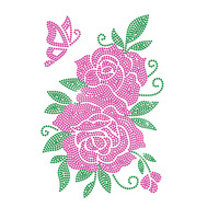Autocollant thermocollant en strass motif tournesol, rose, marguerite, fleur de pissenlit, feuilles de plantes, patch de transfert thermique