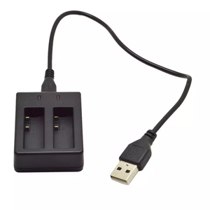 Chargeur de batterie double USB pour <span class=keywords><strong>cam</strong></span>éra d'action AKASO Campark Vemico APEMAN DBPOWER NEXGADGET WiMiUS Lightdow <span class=keywords><strong>EKEN</strong></span> SJ4000 SJ5000 - Product Image 3