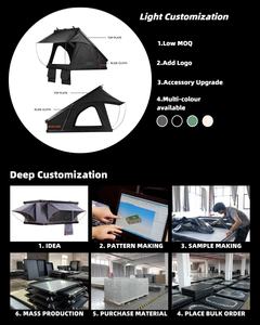 Tente de toit mince ultra-mince et légère pour le camping en plein air SUV Car Strength & Quality Hard Shell Rooftop - Product Image 4