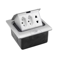 Precio al por mayor Pop-Up Enchufe de mesa USB Tipo C TV RJ45 Toma de corriente Oculta Universal Estándar Enchufe deslizante 20A