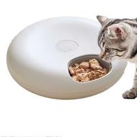 Distributeur automatique de nourriture pour animaux de compagnie à 6 repas pour aliments humides avec pack de glace, batterie au lithium 3600 mAh, WiFi sans fil, distributeur de nourriture pour chat avec LED, anti-pattes accrochées