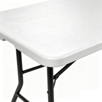 Table pliante portable à ouverture rapide en 3 secondes, design moderne, multifonctionnelle, rectangulaire, en métal, pour l'extérieur, pour le camping