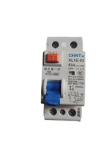 Chint NL1E série RCCB RCBO NL1E-63 2P 4P 25A 40A 63A 30mA disjoncteur à courant résiduel
