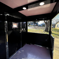 Camion de restauration avec équipement de cuisine complet, camion de restauration BBQ entièrement équipé, restaurant mobile, conteneur bar, camion de restauration pour pizza et tacos