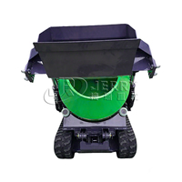 Minidumper mezclador de hormigón hidrostático con motor diésel, mezclador portátil de cemento y mortero