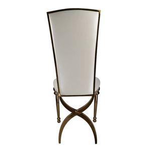 Sillas de boda de madera <span class=keywords><strong>Luis</strong></span> de Lucite con estructura de metal y cuero, estilo loft, para hotel, a bajo precio - Product Image 4