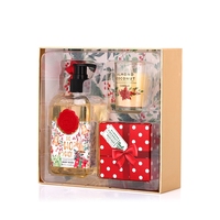 Kit de bain nettoyant pour le corps 280ml, shampoing nourrissant et 50g de savon, bon marché, cadeau de noël