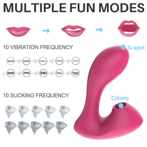Vibrador Estimulador Flexible con Succión para Punto G y Clítoris - Product Image 1
