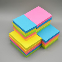 Bloc-notes autocollants personnalisés avec impression de logo multicolore pour le bureau, l'école et la maison