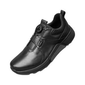 Chaussures habillées en cuir noir à bout rond avec boucle, Oxford rembourrées pour homme, idéales pour le bureau et les occasions formelles en hiver - Product Image 5