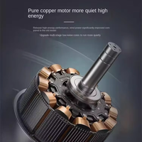 Ventilateur de plafond à pales rétractables de style européen, 42 pouces, silencieux, avec télécommande et lumière