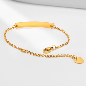 เครื่องประดับมินิมอล <span class=keywords><strong>ส</strong></span>ร้อยข้อมือแบบโซ่ชุบทอง 18K PVD <span class=keywords><strong>ส</strong></span>แตนเลส<span class=keywords><strong>ส</strong></span>ตีล <span class=keywords><strong>ส</strong></span>ลักข้อความ<span class=keywords><strong>ส</strong></span>ร้างแรงบันดาลใจ <span class=keywords><strong>ส</strong></span>ำหรับคุณแม่ - Product Image 3