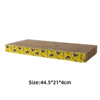 Griffoir pour chat en carton ondulé avec herbe à chat, interactif, pour jouets d'intérieur pour chats, vente en gros