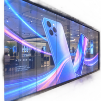 Écran LED transparent haute transparence pour vitrine de magasin d'électronique, affichage LED sur verre