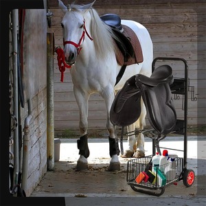 Organizador de almacenamiento para habitación de <span class=keywords><strong>tachuelas</strong></span>, carrito portátil de Metal resistente negro con ruedas - Product Image 4
