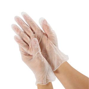 Gants jetables en vinyle transparent, imperméables, sans poudre, longueur 24 cm, pour la manipulation des aliments, le nettoyage et l'usage domestique - Product Image 4