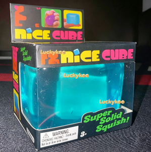 <b>Glitter</b> Ice Cube Squishy Fidget Toys, Squishy Cube Stress <b>Balls</b> for Adults & Kids, Slow Rising Stress Relief Toys - Product Image 6