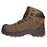 Chaussures de travail décontractées et élégantes pour hommes, en cuir noir de qualité, antidérapantes, anti-choc, avec embout composite, personnalisables, fabriquées en usine d'origine