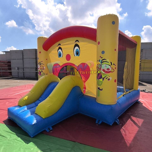 Chateau gonflable kids indoor small bounce house bouncy castle commercial <b>inflatable</b> mini clown <b>bouncer</b> for toddler - Product Image 2