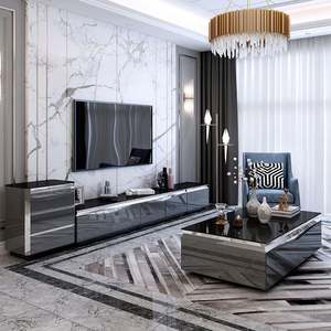 Mueble de TV LED Moderno y Lujoso con Soporte de Pared para Sala de Estar, Hotel y Apartamento, Muebles de Entretenimiento - Product Image 2