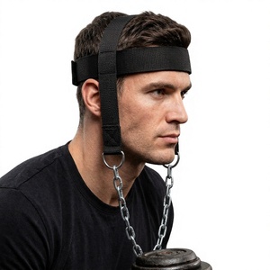Arnés de Cabeza para Gimnasio de Tamaño Estándar, Antideslizante, Resistente, Equipo de Gimnasio, Equipo de Fitness, Equipo de Musculación, Cadena Ajustable - Product Image 1
