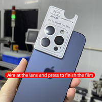Protection d'objectif en verre de qualité pour caméra AR AF, installation facile, compatible avec iPhone 17, 15 Plus, 14, 13, 12, 16 Pro et 16 Pro Max