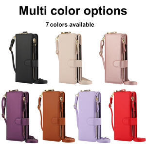 Coque de Téléphone Pliable en Cuir PU avec Béquille Anneau Métallique pour <span class=keywords><strong>Samsung</strong></span> <span class=keywords><strong>Z</strong></span> <span class=keywords><strong>Fold</strong></span> 6 5 4 <span class=keywords><strong>3</strong></span>, Housse Arrière de Téléphone avec Bandoulière - Product Image 2